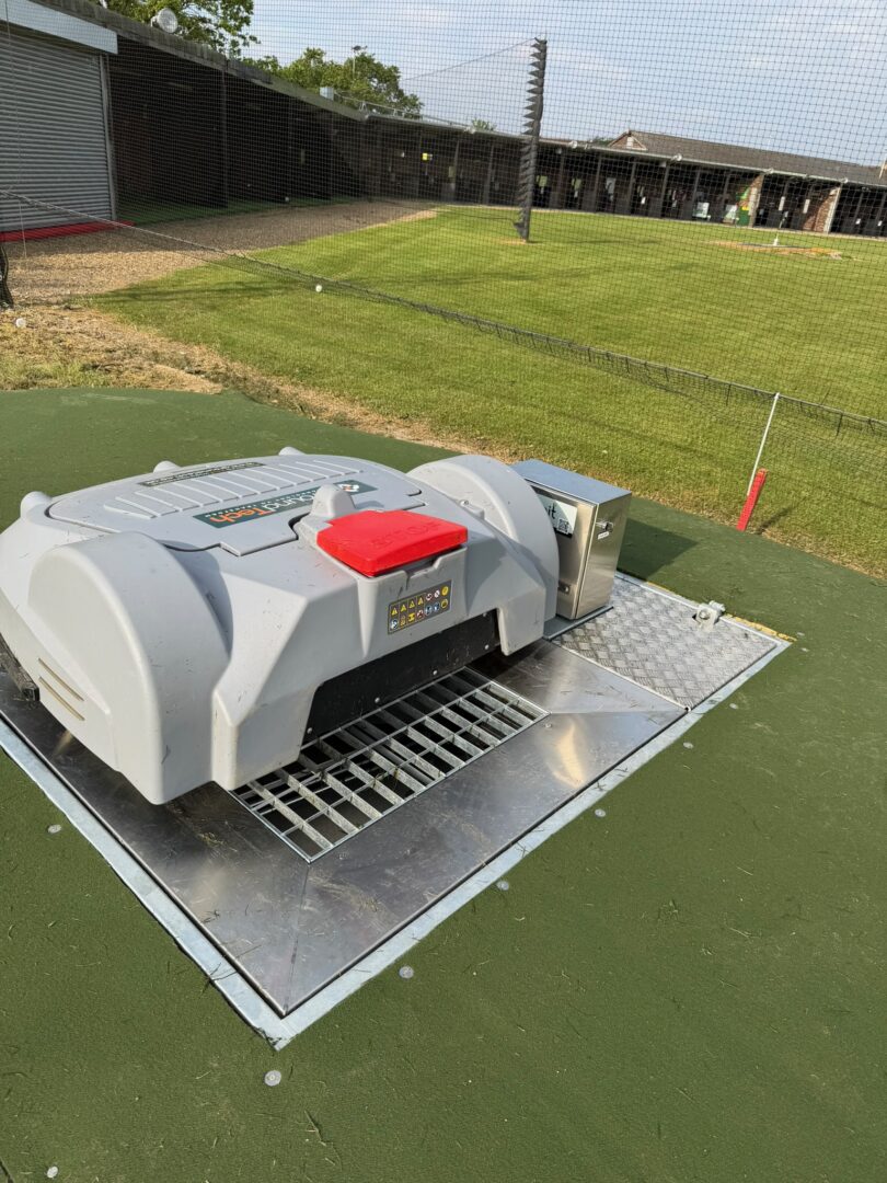 DropPit driving range automation system machinery